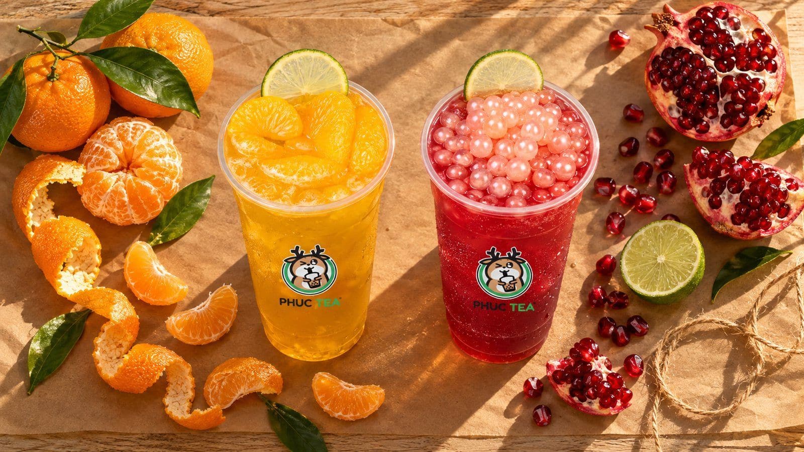 Trà Quýt, Trà Lựu - Phúc Tea drink