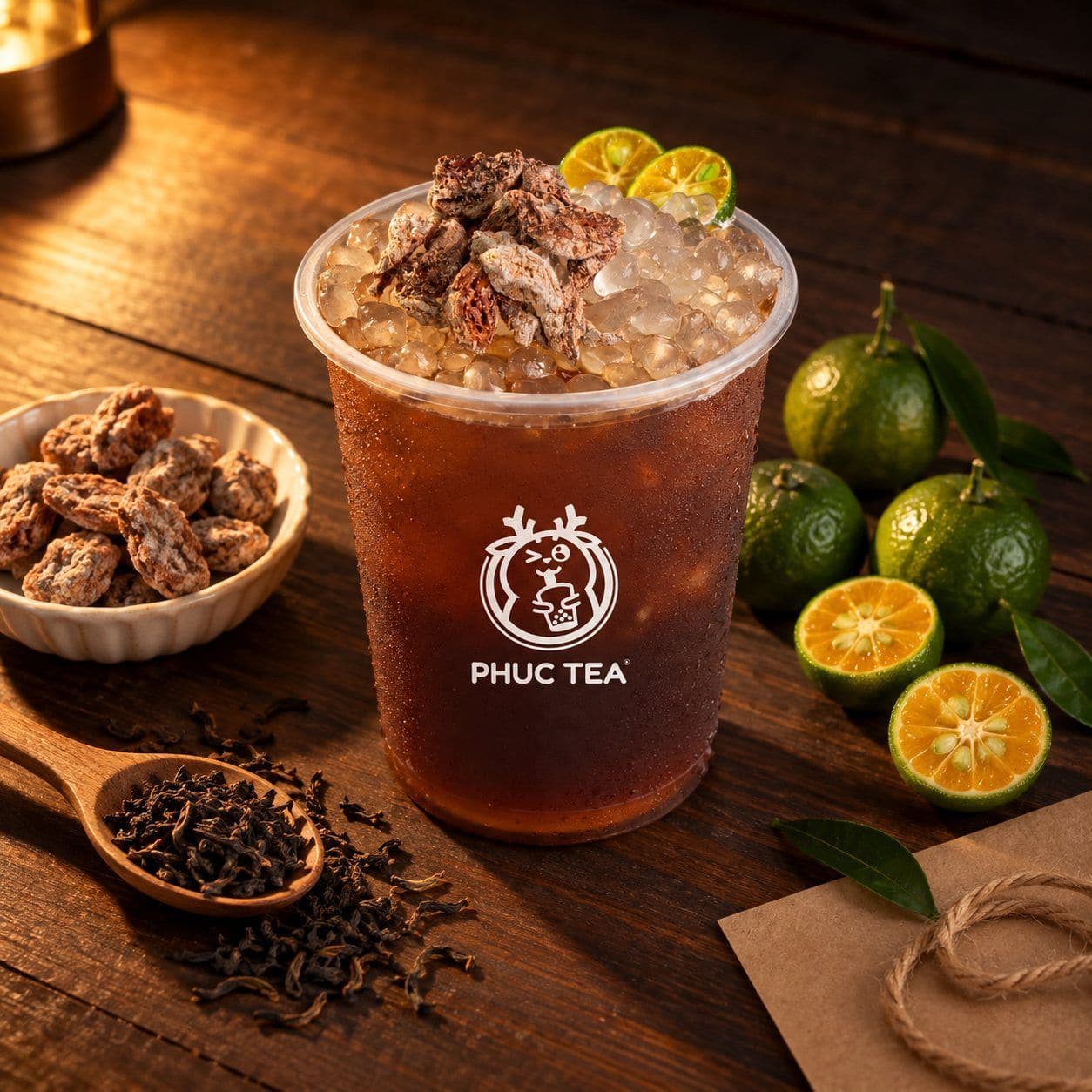 Hồng Trà Tắc Xí Muội - Phúc Tea drink