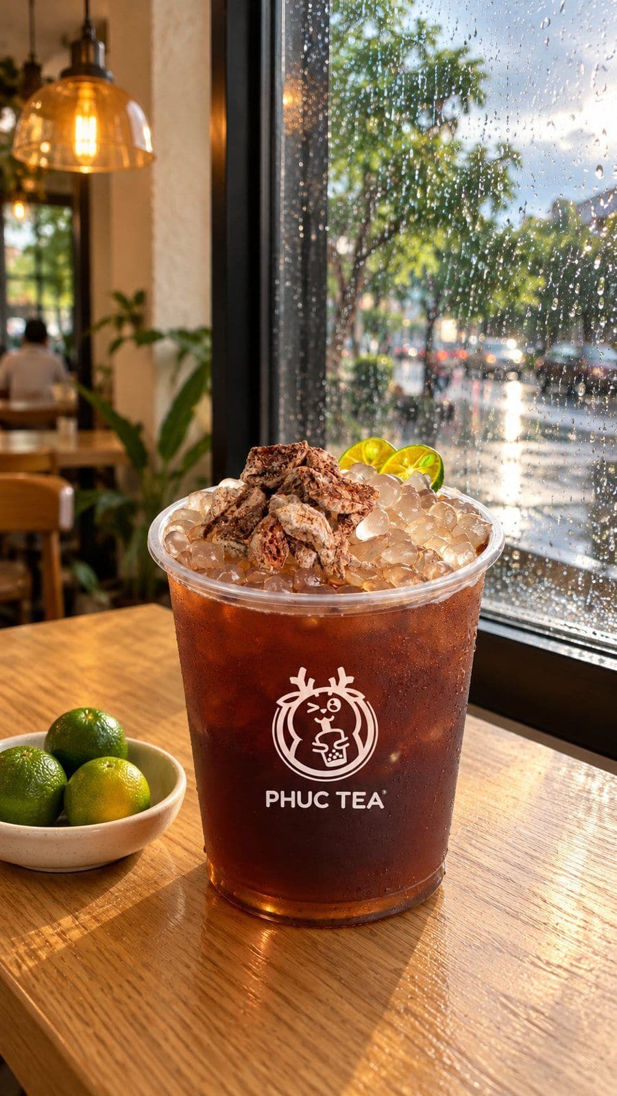 Hồng Trà Tắc Xí Muội - Phúc Tea drink