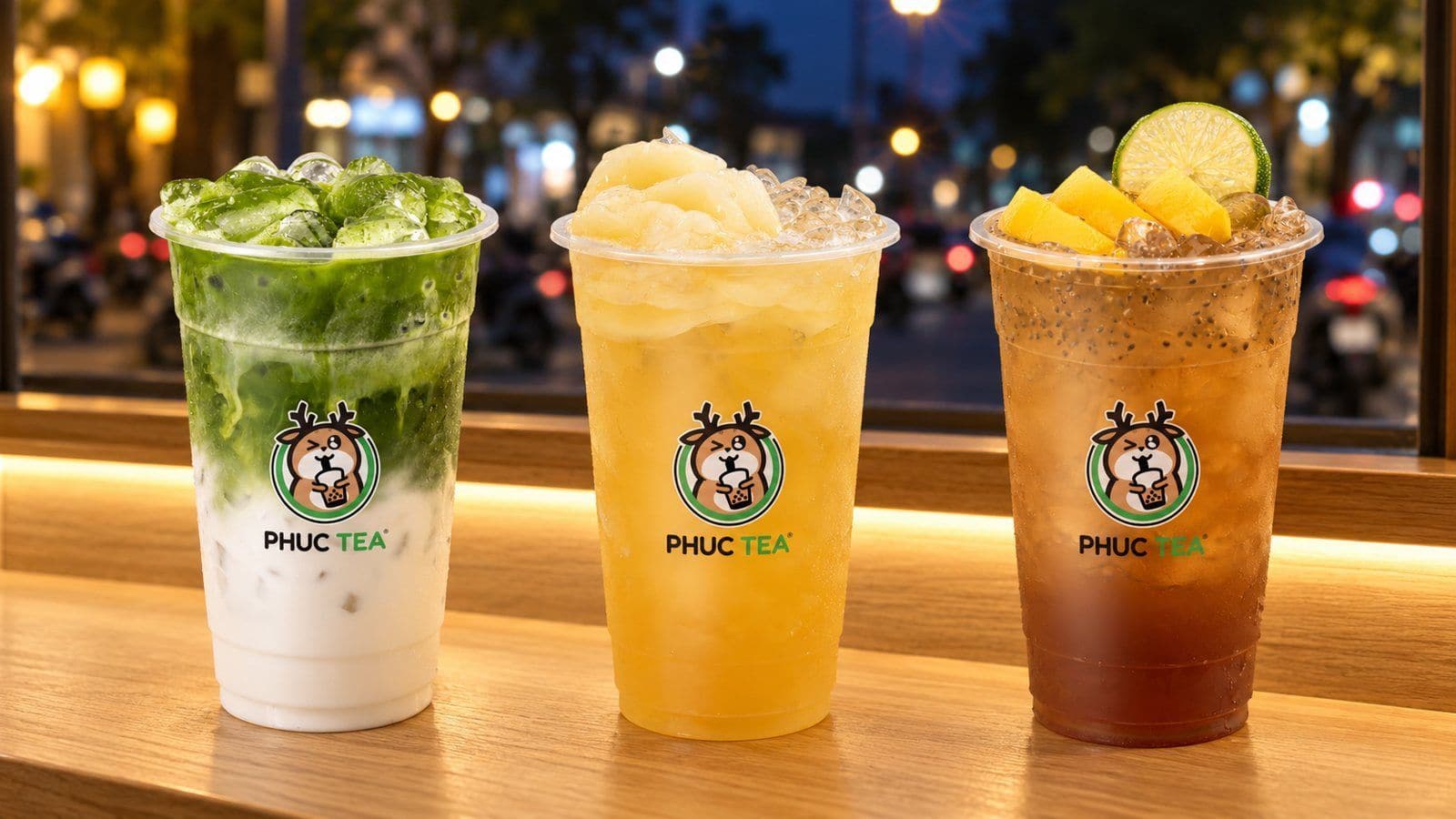 Trà Mãng Cầu, Matcha - Phúc Tea drink
