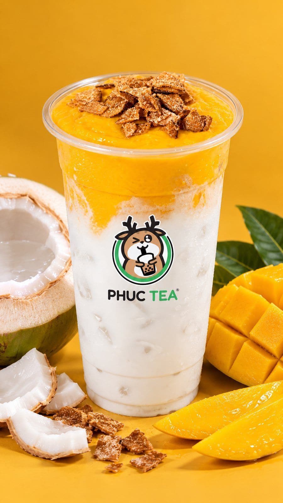 Xoài Sữa Dừa Non - Phúc Tea drink