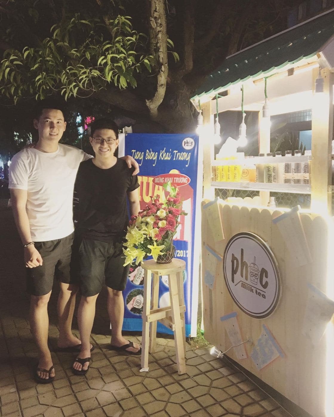 Xe đẩy Phúc Tea đầu tiên tại Cần Thơ năm 2017